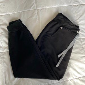 FIGS Black Zamora Jogger Scrub Pants